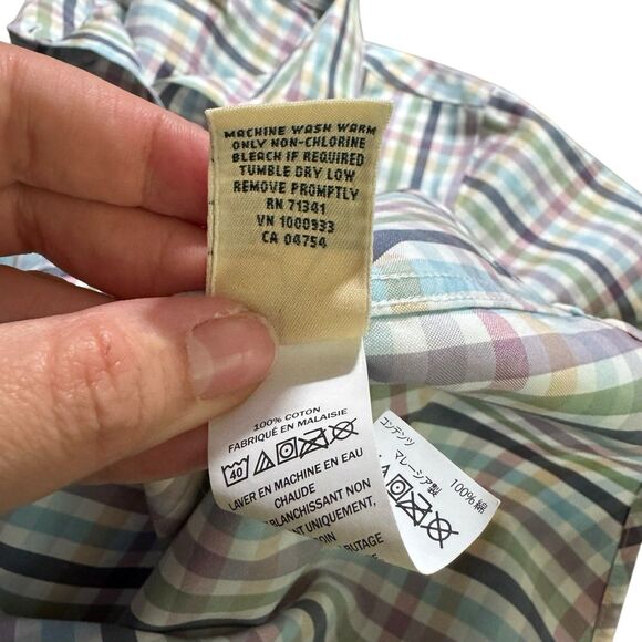 LL Bean Wrinkle Resistant Mens Long Sleeve‎ Button Down Shirt | Medium - Picture 8 of 8